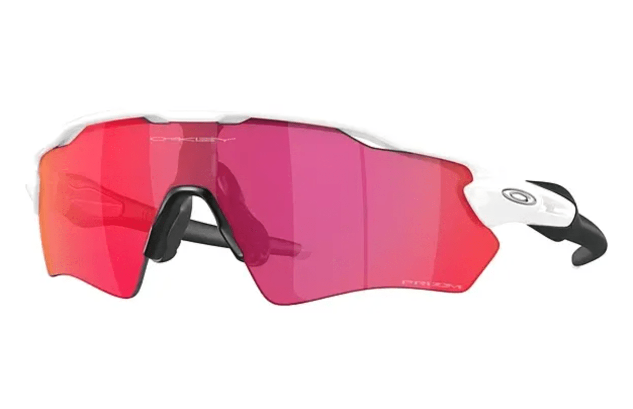 Oakley Radar EV XS path with Polished White Frame and Prizm Field Lens - Cycling Gears Hub