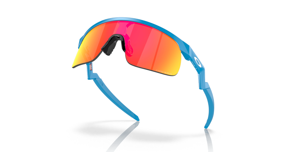 Oakley Resistor with Blue Frame and Prizm Ruby Lens - Cycling Gears Hub