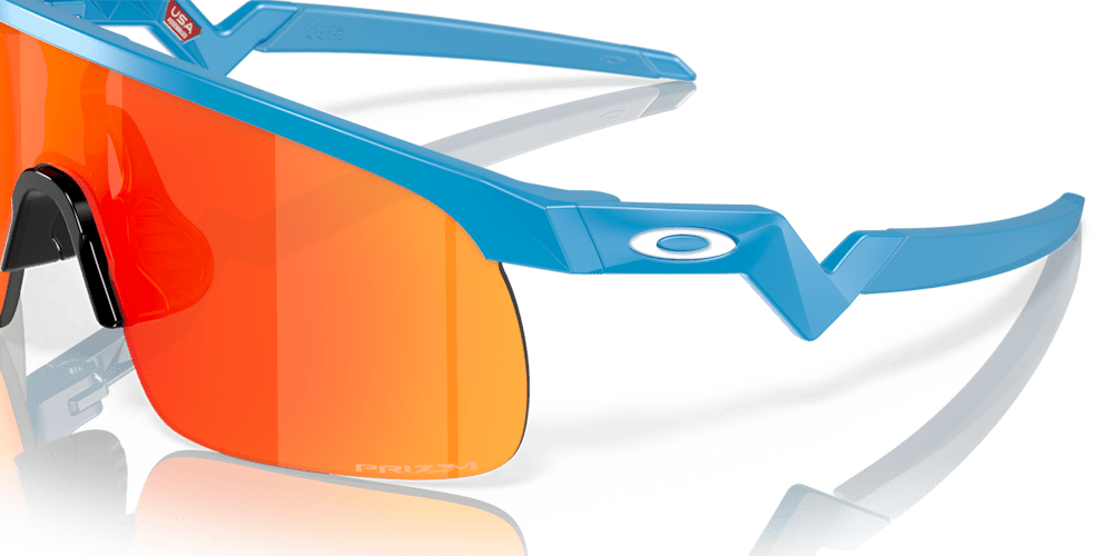 Oakley Resistor with Blue Frame and Prizm Ruby Lens - Cycling Gears Hub