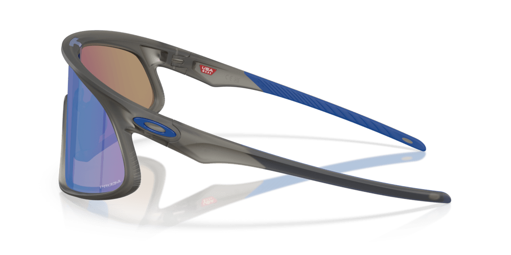 Oakley RSLV with prizm sapphire Lenses and matte grey smoke Frame - Cycling Gears Hub