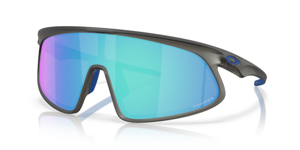 Oakley RSLV with prizm sapphire Lenses and matte grey smoke Frame - Cycling Gears Hub