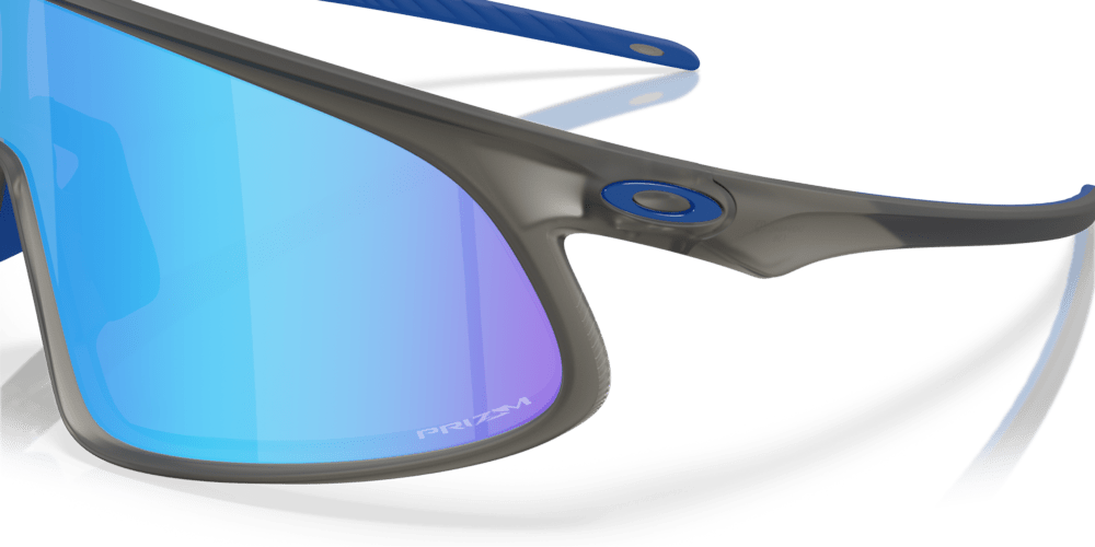 Oakley RSLV with prizm sapphire Lenses and matte grey smoke Frame - Cycling Gears Hub