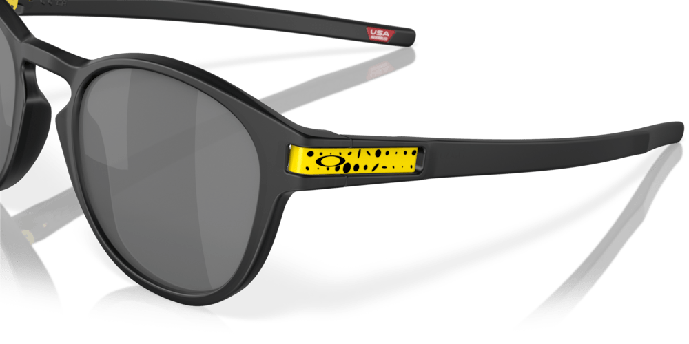 oakley sangalss 2024 Tour De France™ Latch prizm black Lenses with matte black ink Frame - Cycling Gears Hub