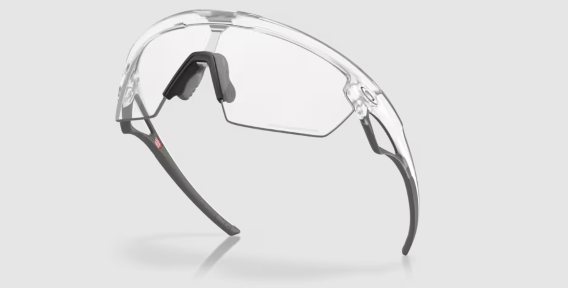 Oakley Sphaera Matte clear with photochromic lenses - Cycling Gears Hub
