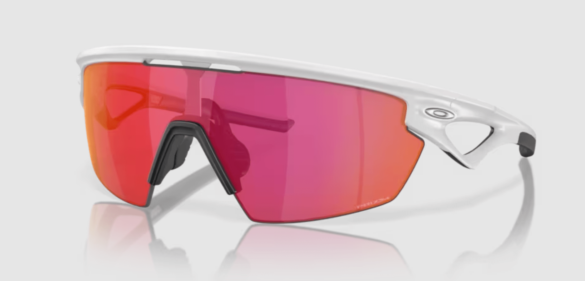 Oakley Sphaera Matte White Frame with Prizm field Lens - Cycling Gears Hub