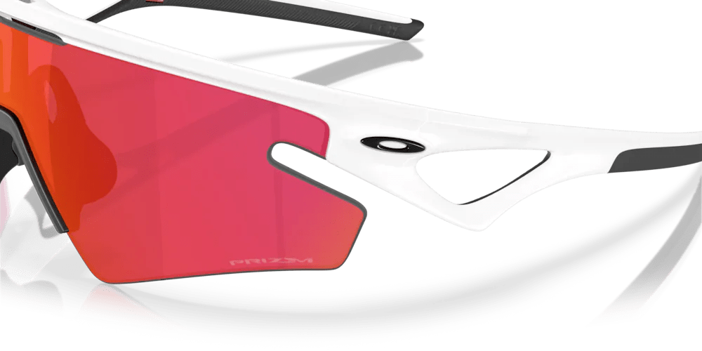 Oakley Sphaera Slash Sunglasses (Matte White/Prizm Field) | Cycling Gears Hub - Cycling Gears Hub