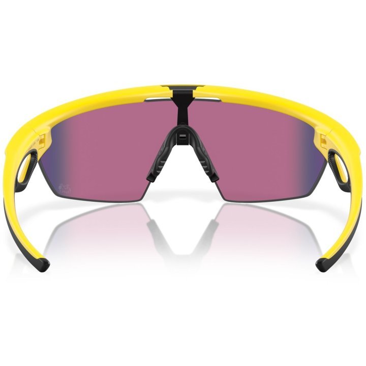 Oakley Sphaera Sport Sunglasses (Prizm Road/Matte Yellow) | Cycling Gears Hub - Cycling Gears Hub