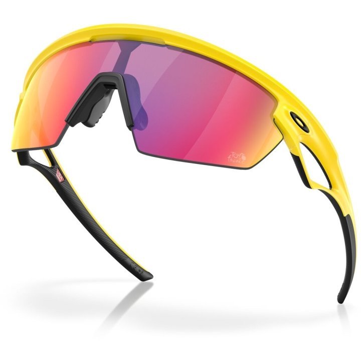 Oakley Sphaera Sport Sunglasses (Prizm Road/Matte Yellow) | Cycling Gears Hub - Cycling Gears Hub