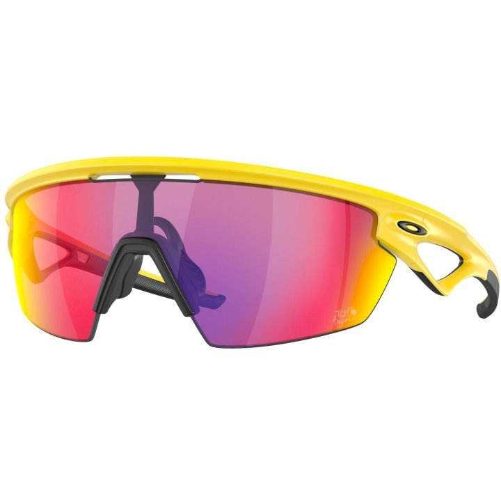 Oakley Sphaera Sport Sunglasses (Prizm Road/Matte Yellow) | Cycling Gears Hub - Cycling Gears Hub