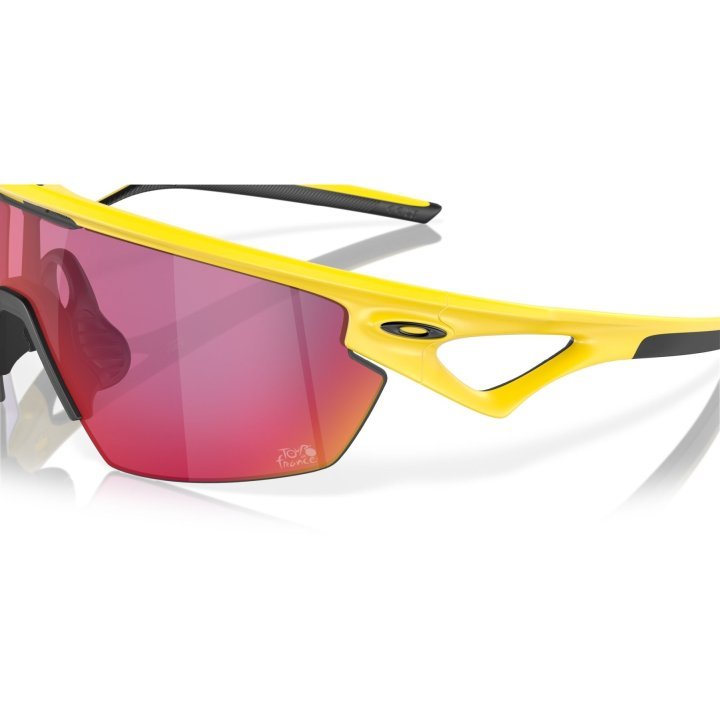 Oakley Sphaera Sport Sunglasses (Prizm Road/Matte Yellow) | Cycling Gears Hub - Cycling Gears Hub