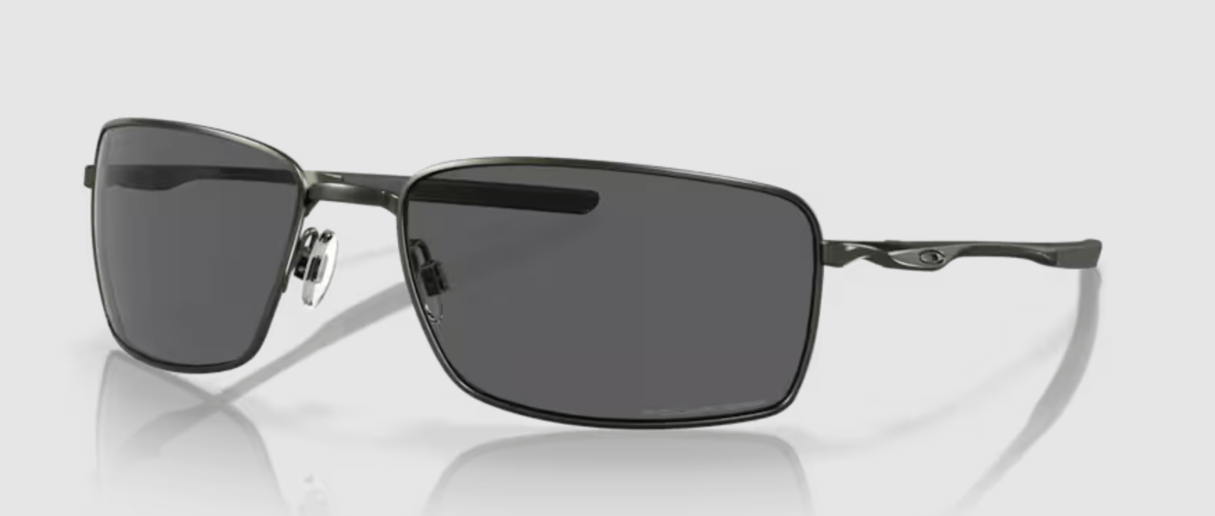 Oakley Square Wire Matte Black Iridium Polarized - Cycling Gears Hub