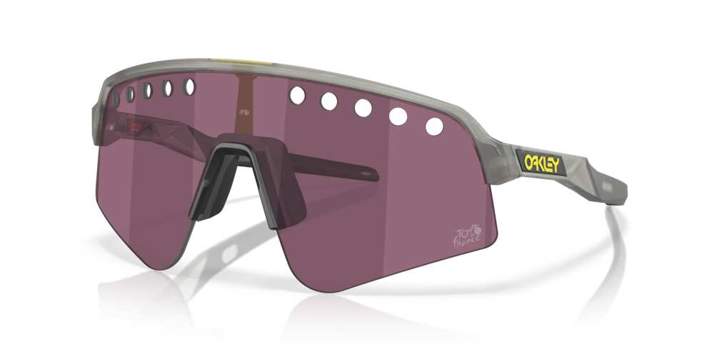 Oakley Sunglass 2025 Tour De France™ Sutro Lite Sweep prizm road black Lenses with tour de france matte grey ink Frame - Cycling Gears Hub