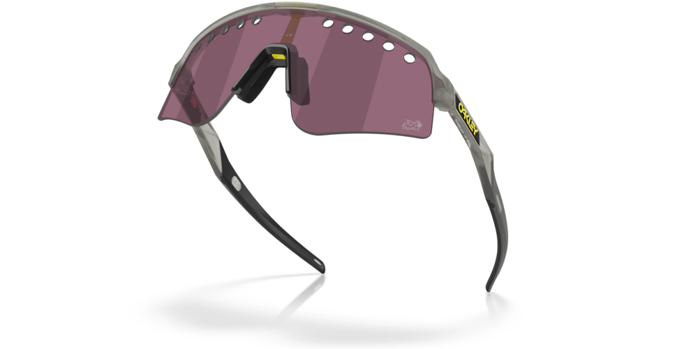 Oakley Sunglass 2025 Tour De France™ Sutro Lite Sweep prizm road black Lenses with tour de france matte grey ink Frame - Cycling Gears Hub