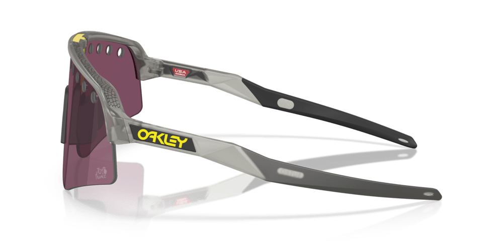 Oakley Sunglass 2025 Tour De France™ Sutro Lite Sweep prizm road black Lenses with tour de france matte grey ink Frame - Cycling Gears Hub