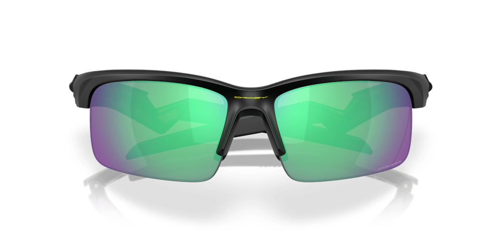 Oakley sunglass Capacitor (Youth Fit) Court Collection prizm road jade Lenses, with matte black Frame - Cycling Gears Hub