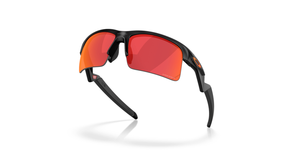 Oakley Sunglass Capacitor (Youth Fit) prizm field Lenses with matte black Frame - Cycling Gears Hub