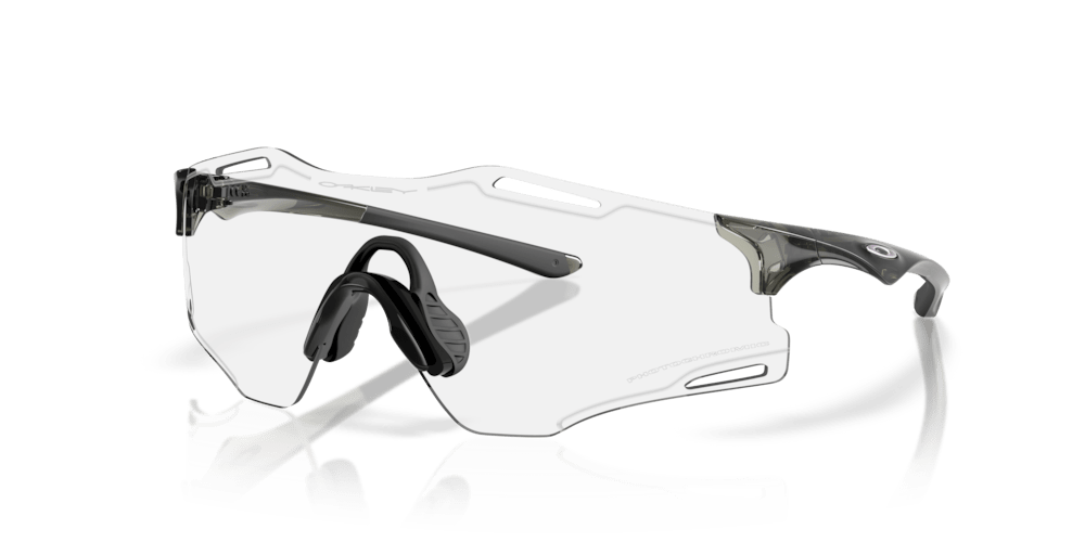 Oakley Sunglass Cybr Zero lear to black iridium photochromic Lenses with polished black Frame - Cycling Gears Hub