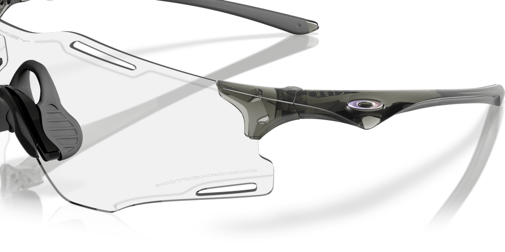 Oakley Sunglass Cybr Zero lear to black iridium photochromic Lenses with polished black Frame - Cycling Gears Hub