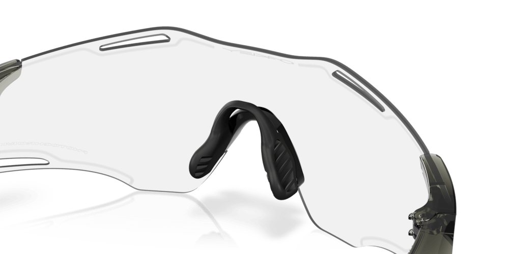 Oakley Sunglass Cybr Zero lear to black iridium photochromic Lenses with polished black Frame - Cycling Gears Hub