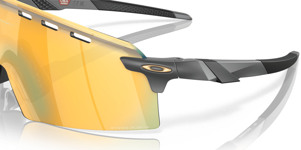 Oakley Sunglass Encoder Strike prizm 24k Lenses, with matte carbon Frame - Cycling Gears Hub