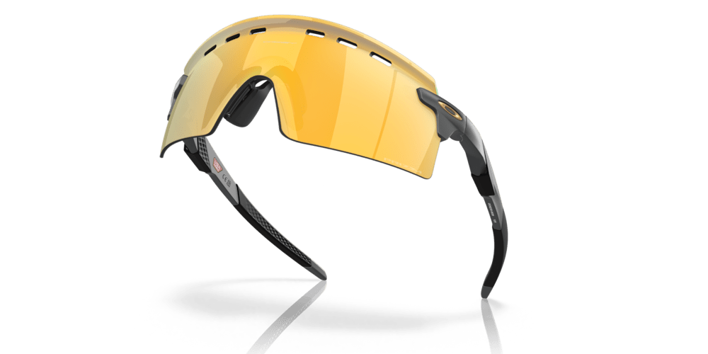 Oakley Sunglass Encoder Strike prizm 24k Lenses, with matte carbon Frame - Cycling Gears Hub