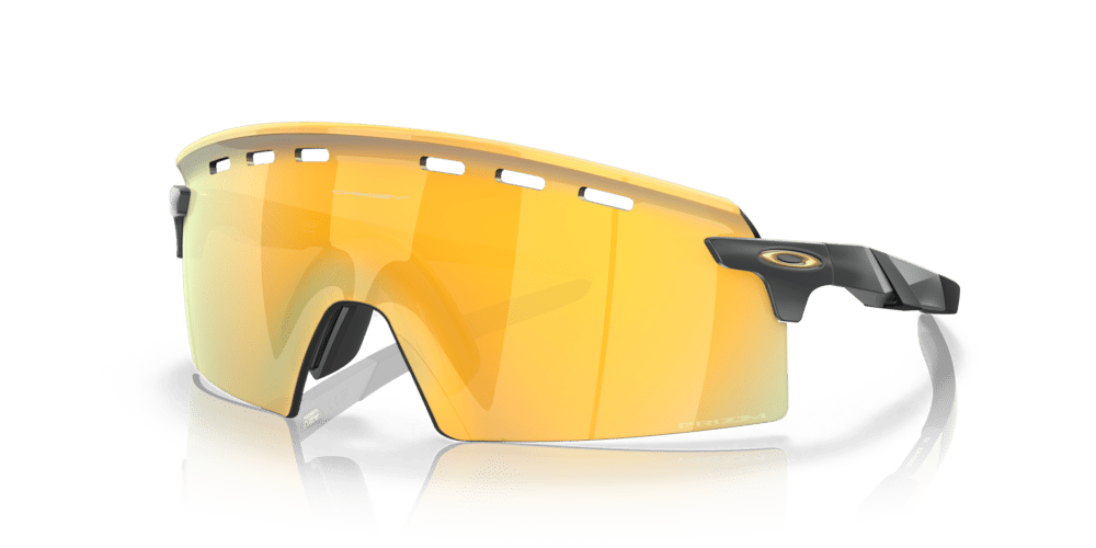 Oakley Sunglass Encoder Strike prizm 24k Lenses, with matte carbon Frame - Cycling Gears Hub