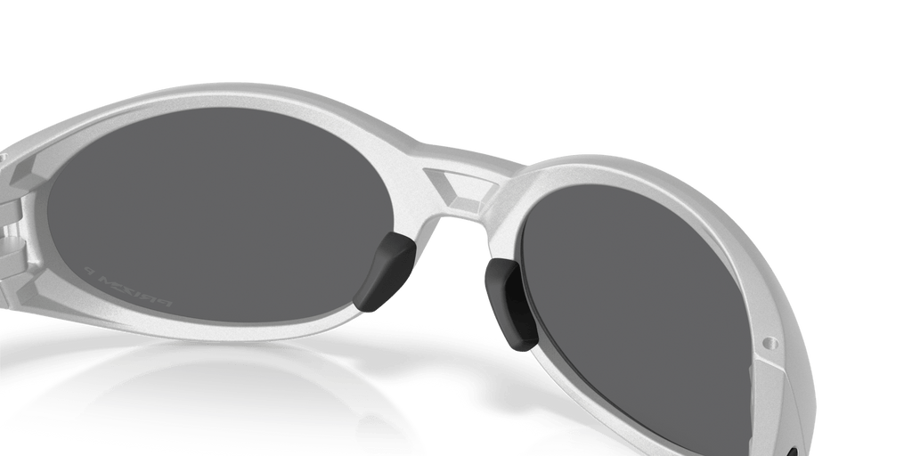 Oakley Sunglass Eye Jacket™ Redux prizm black polarized Lenses, silver Frame - Cycling Gears Hub