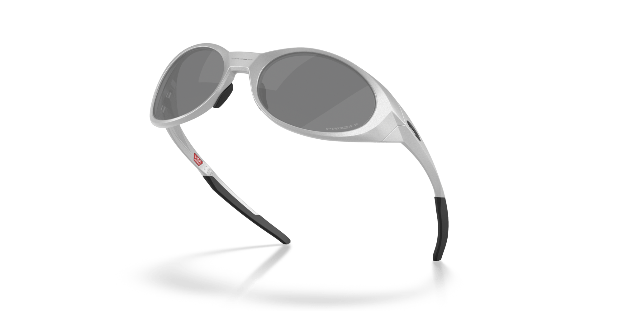 Oakley Sunglass Eye Jacket™ Redux prizm black polarized Lenses, silver Frame - Cycling Gears Hub