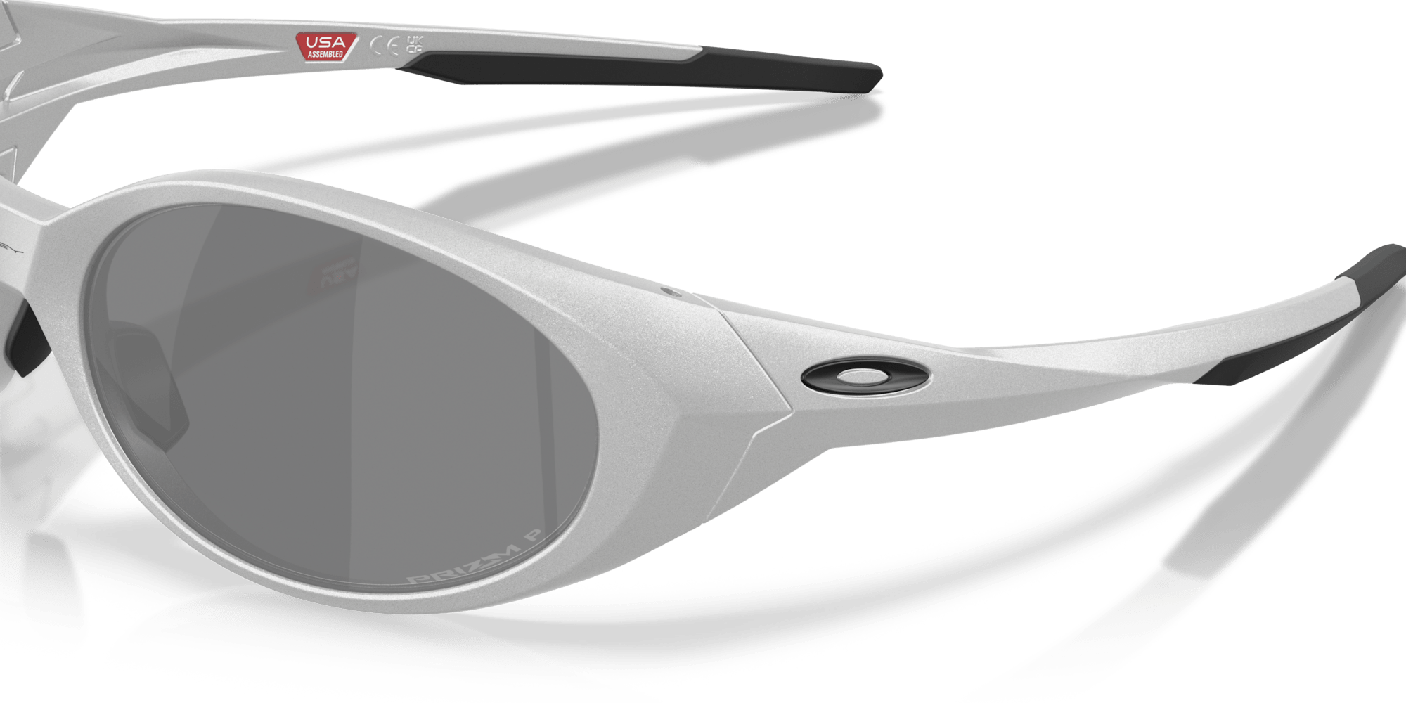 Oakley Sunglass Eye Jacket™ Redux prizm black polarized Lenses, silver Frame - Cycling Gears Hub