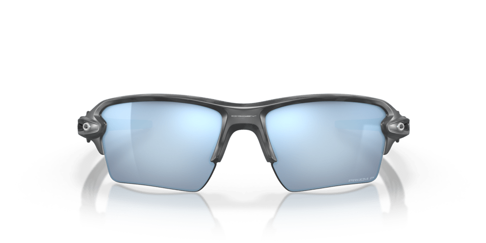 Oakley sunglass Flak® 2.0 XL prizm deep water polarized Lenses with matte black camo Frame - Cycling Gears Hub