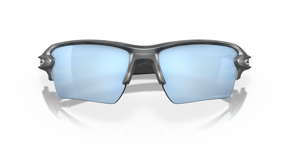 Oakley sunglass Flak® 2.0 XL prizm deep water polarized Lenses with matte black camo Frame - Cycling Gears Hub