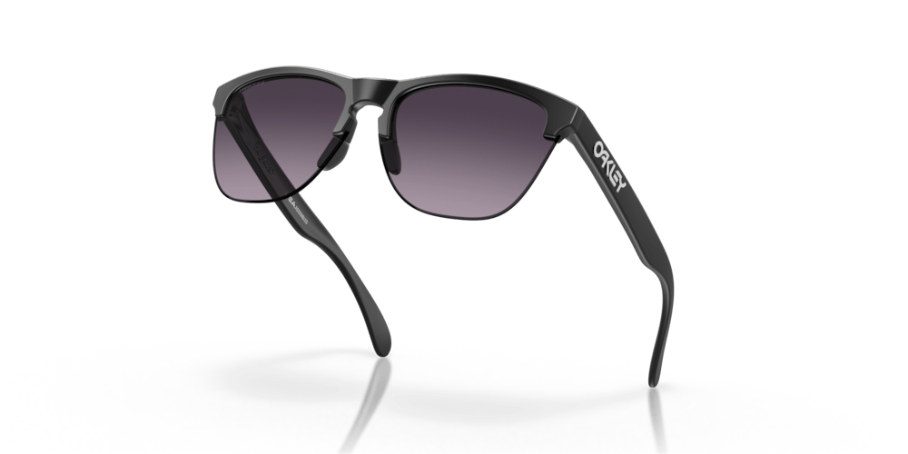 Oakley sunglass Frogskins™ Lite prizm grey gradient Lenses with matte black Frame - Cycling Gears Hub