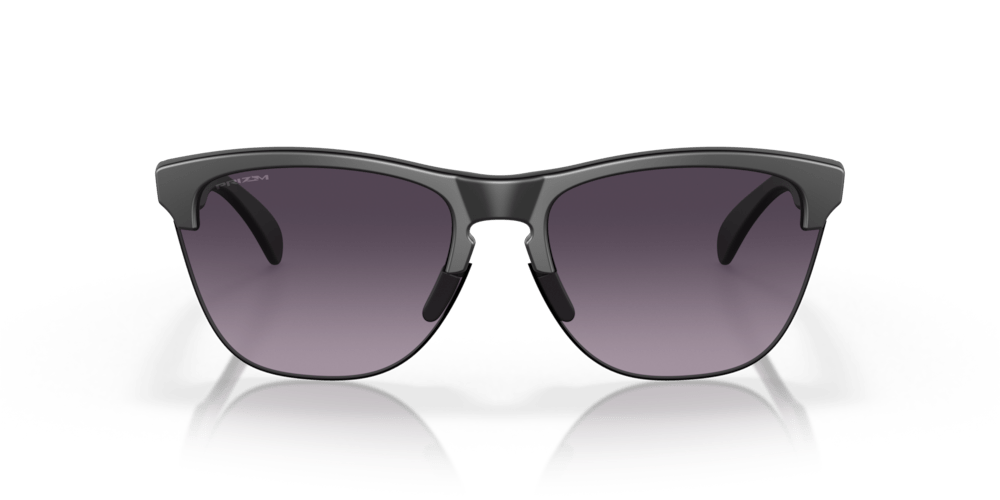 Oakley sunglass Frogskins™ Lite prizm grey gradient Lenses with matte black Frame - Cycling Gears Hub