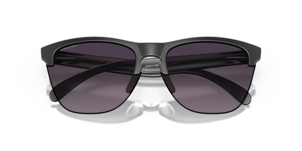 Oakley sunglass Frogskins™ Lite prizm grey gradient Lenses with matte black Frame - Cycling Gears Hub