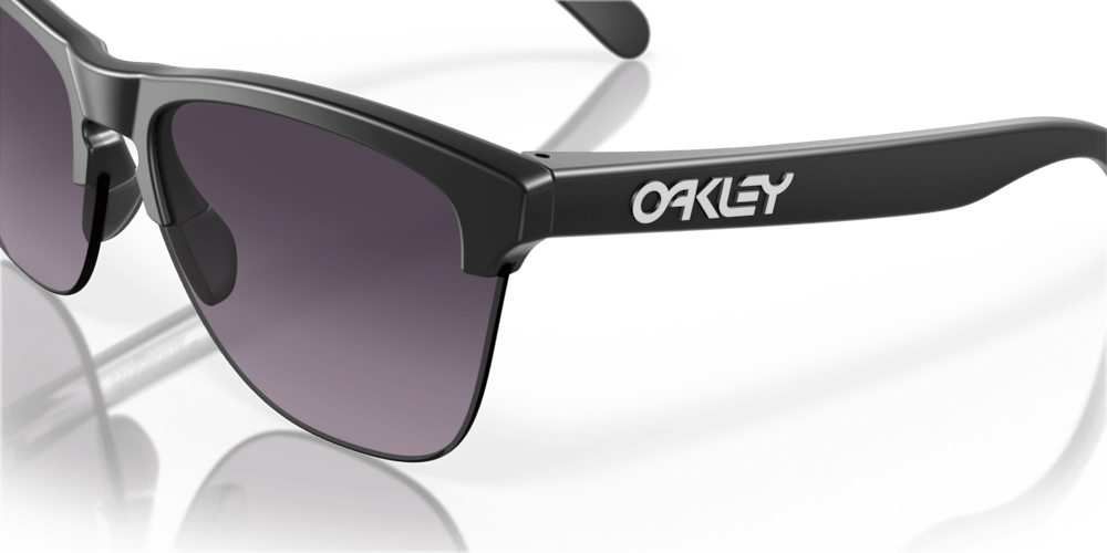 Oakley sunglass Frogskins™ Lite prizm grey gradient Lenses with matte black Frame - Cycling Gears Hub