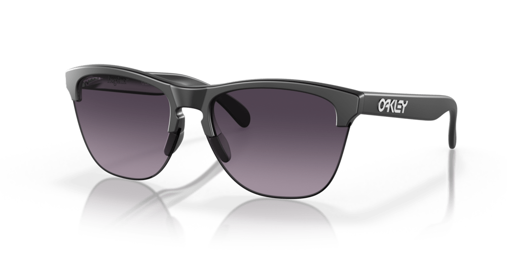 Oakley sunglass Frogskins™ Lite prizm grey gradient Lenses with matte black Frame - Cycling Gears Hub