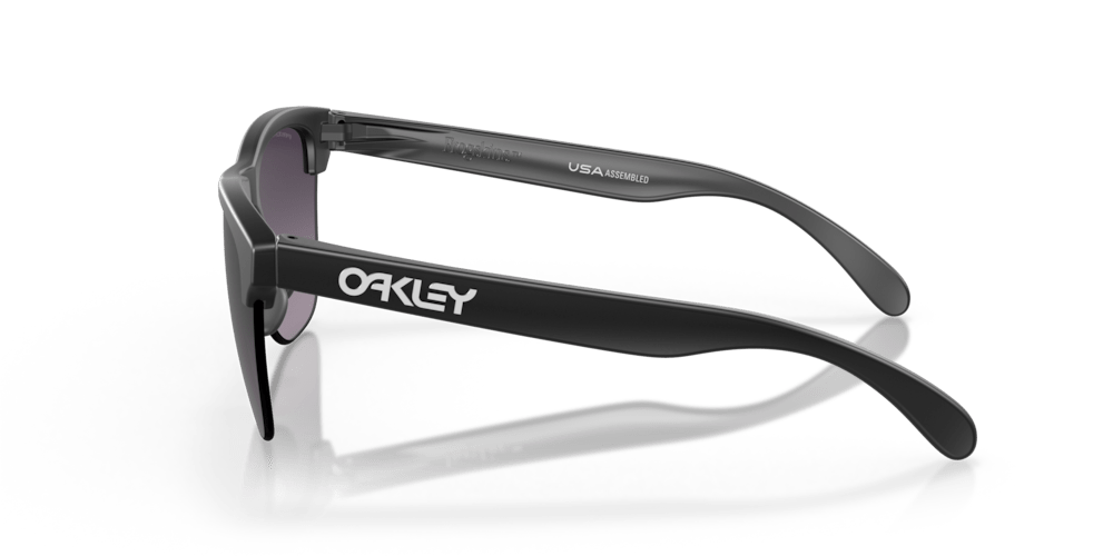 Oakley sunglass Frogskins™ Lite prizm grey gradient Lenses with matte black Frame - Cycling Gears Hub