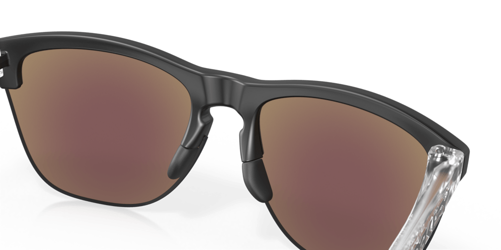 Oakley sunglass Frogskins™ Lite prizm sapphire Lenses with matte black Frame - Cycling Gears Hub