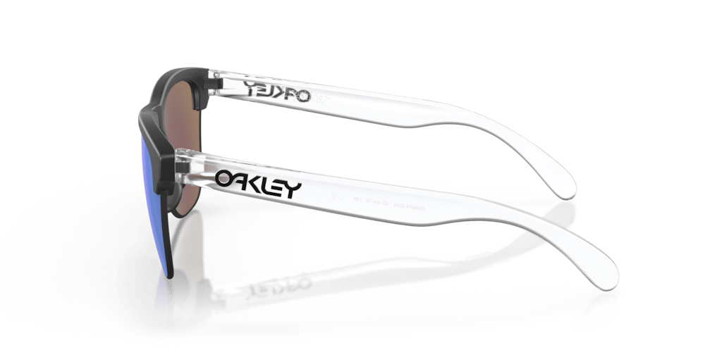 Oakley sunglass Frogskins™ Lite prizm sapphire Lenses with matte black Frame - Cycling Gears Hub