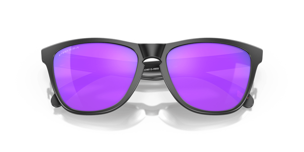 oakley sunglass Frogskins™ prizm violet Lenses, matte black Frame - Cycling Gears Hub