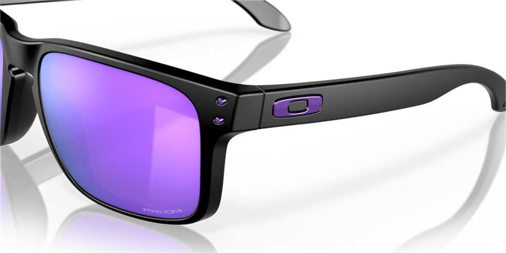 Oakley sunglass Holbrook™ prizm violet Lenses with matte black Frame - Cycling Gears Hub