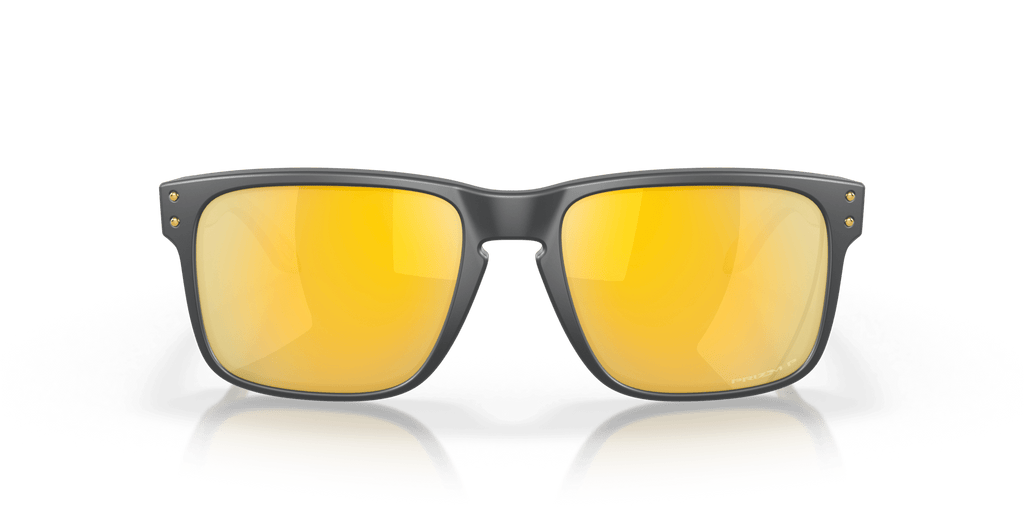 Oakley Sunglass Holbrook™prizm 24k polarized Lenses with matte carbon Frame - Cycling Gears Hub