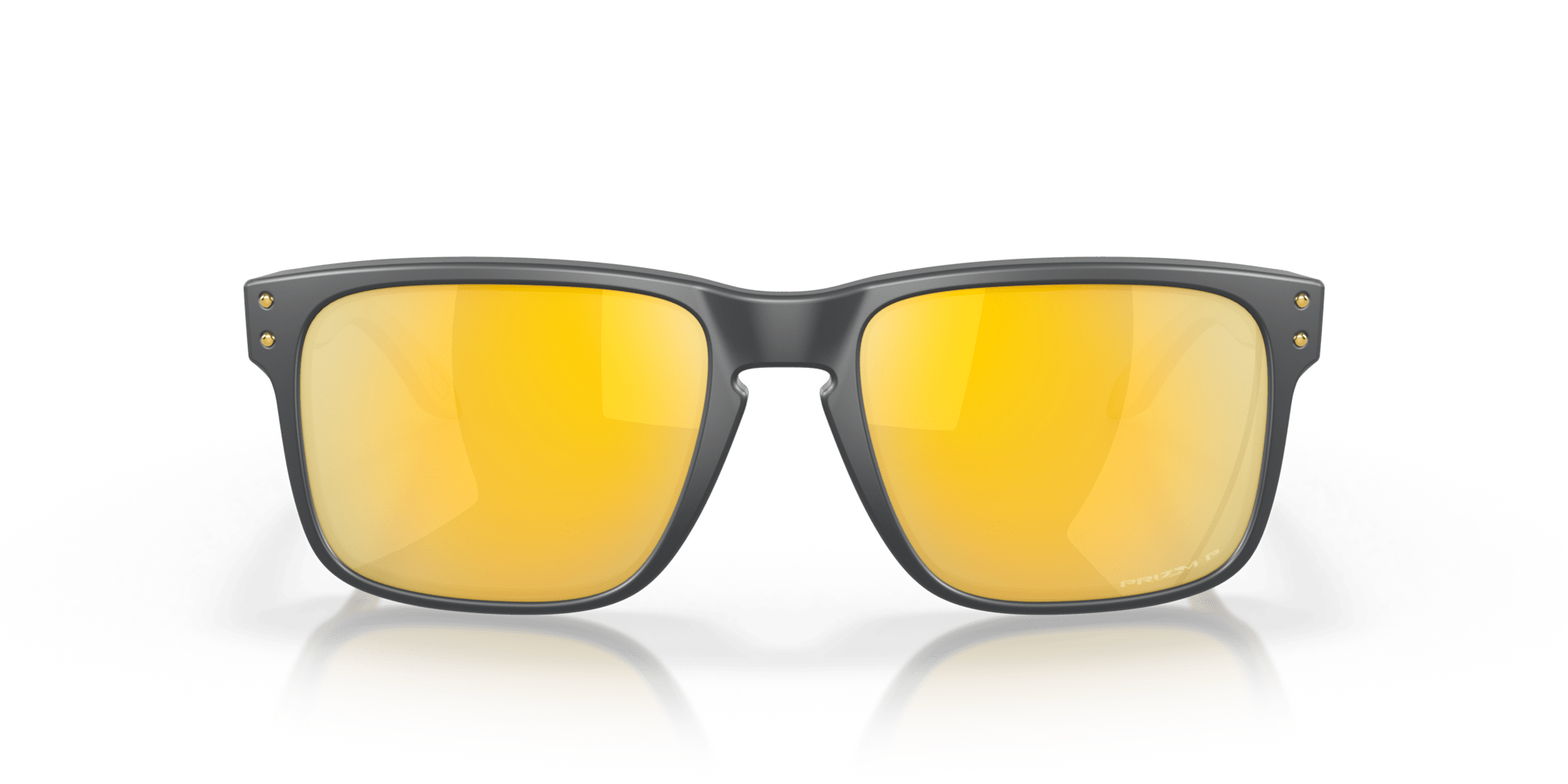 Oakley Sunglass Holbrook™prizm 24k polarized Lenses with matte carbon Frame - Cycling Gears Hub
