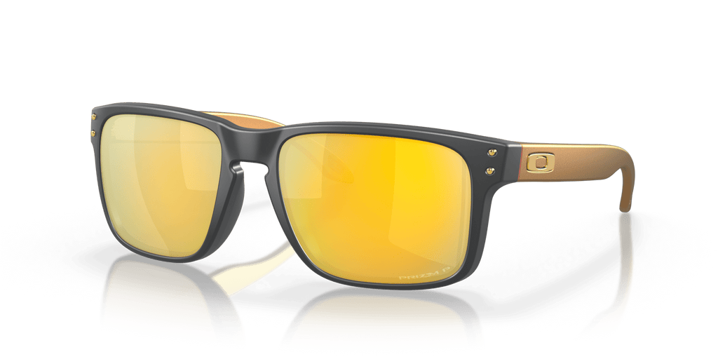 Oakley Sunglass Holbrook™prizm 24k polarized Lenses with matte carbon Frame - Cycling Gears Hub