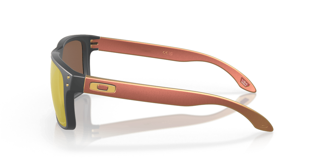 Oakley Sunglass Holbrook™prizm 24k polarized Lenses with matte carbon Frame - Cycling Gears Hub