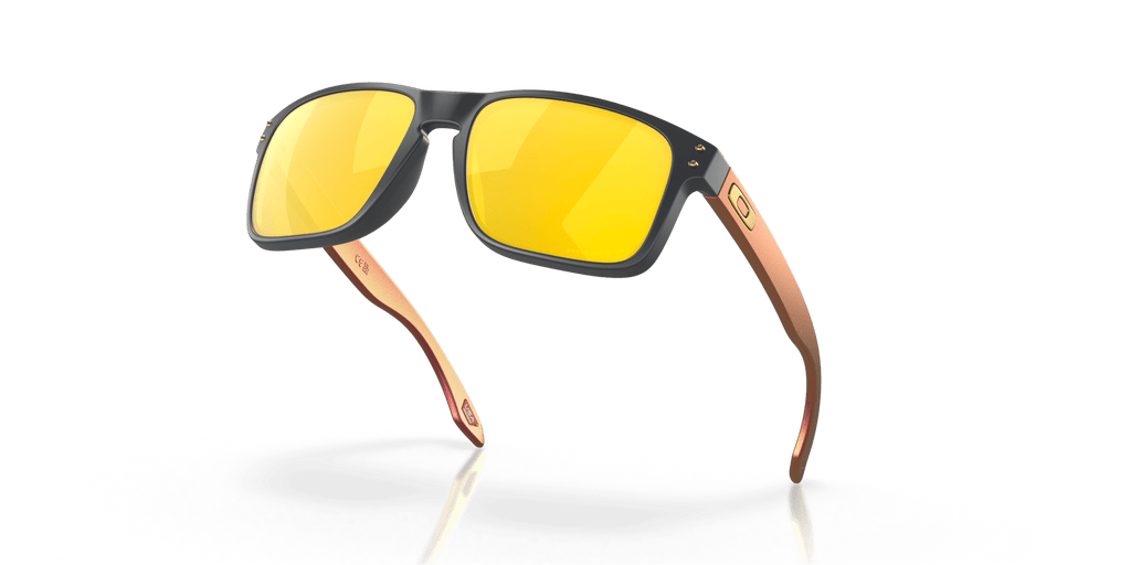 Oakley Sunglass Holbrook™prizm 24k polarized Lenses with matte carbon Frame - Cycling Gears Hub