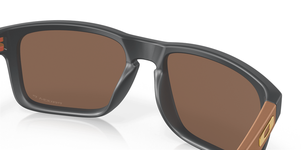 Oakley Sunglass Holbrook™prizm 24k polarized Lenses with matte carbon Frame - Cycling Gears Hub