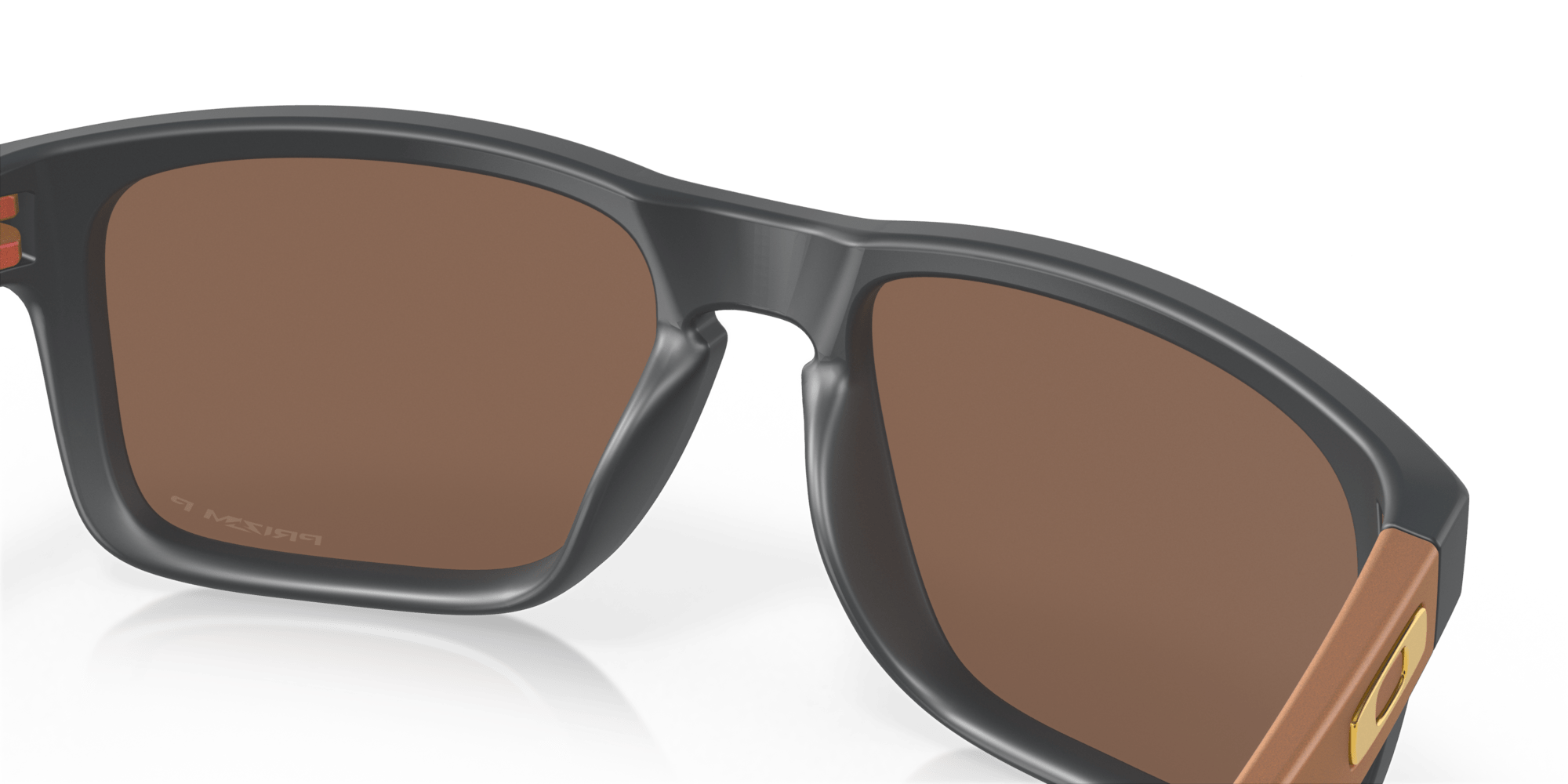 Oakley Sunglass Holbrook™prizm 24k polarized Lenses with matte carbon Frame - Cycling Gears Hub