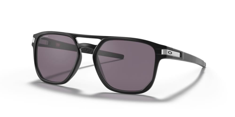 Oakley sunglass Latch™ Beta prizm grey Lenses with matte black Frame - Cycling Gears Hub