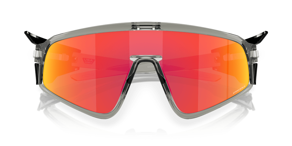 Oakley sunglass Latch™ Panel prizm ruby Lenses with grey ink Frame - Cycling Gears Hub
